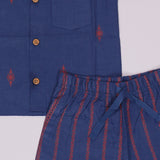 Navy Red Set (Cotton)