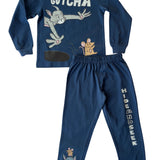 Denim Cat Rat Full Sleeve Set (Unisex)