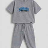 Grey Courage Oversized Joggers Set (Unisex)