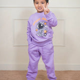 Purple Spaceball Fleece Full Sleeve Set (Unisex)