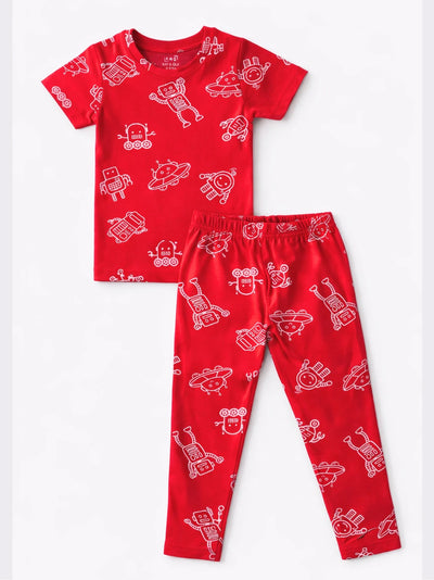 Red UFO Pyjama Set (Unisex)