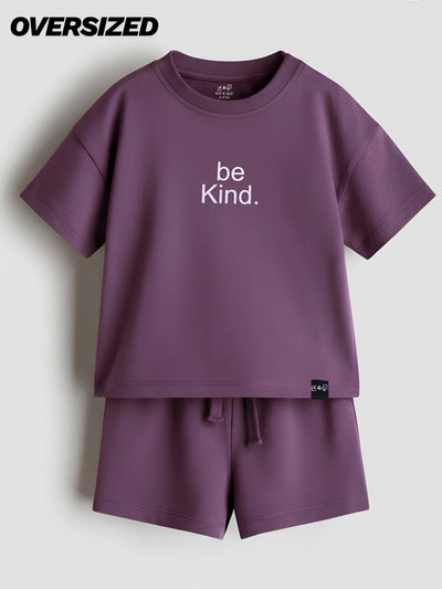 Purple Be Kind Oversized Set (Unisex)