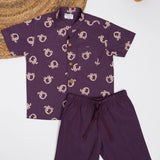 Dark Purple Elephant Set (Cotton)