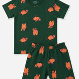 Green Skating Shorts Set (Unisex)