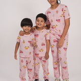 Pink Cars Pyjama Set (Unisex)