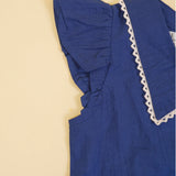 Denim Flower Frock (Cotton)