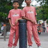 Peach Cool Oversized Joggers Set (Unisex)