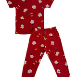 Red Fish Penguin Pyjama Set (Unisex)