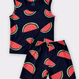 Navy Watermelon Sleeveless with Shorts (Unisex)