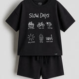 Black Slowdays Oversized Set (Unisex)