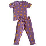 Purple Oranges Pyjama Set (Unisex)