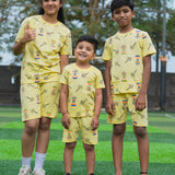Yellow Crackers Shorts Set (Unisex)