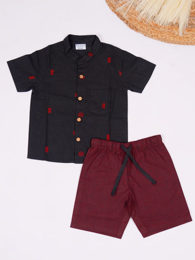 Black and Red Set (Cotton)