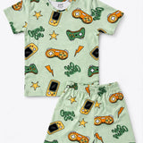 Green Game On Shorts Set (Unisex)