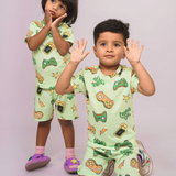 Green Game On Shorts Set (Unisex)