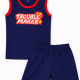Navy Trouble Sleeveless with Shorts (Unisex)
