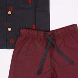 Black and Red Set (Cotton)