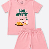 Pink Bonappetit Shorts Set (Unisex)