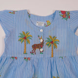 Light Blue Forest Frock (Cotton)