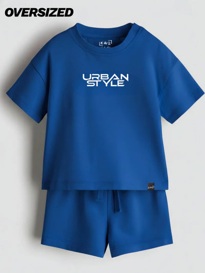 Blue Urban Oversized Set (Unisex)
