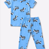 Blue Zebra Pyjama Set (Unisex)
