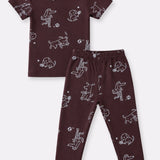 Brown Animals Pyjama Set (Unisex)