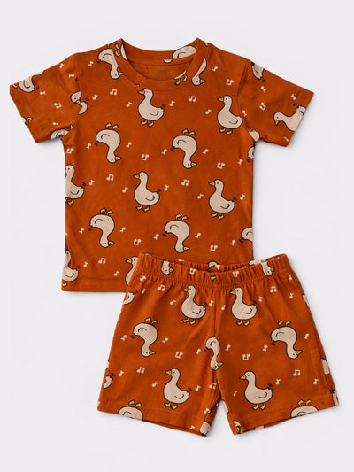 Rust Duck Shorts Set (Unisex)