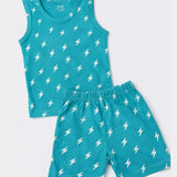 Blue Lightning Sleeveless with Shorts (Unisex)