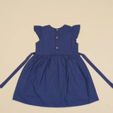 Denim Flower Frock (Cotton)