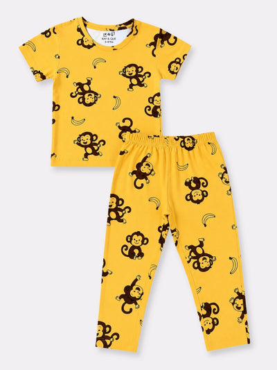Yellow Monkey Banana Pyjama Set (Unisex)