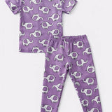 Violet Elephant Pyjama Set (Unisex)