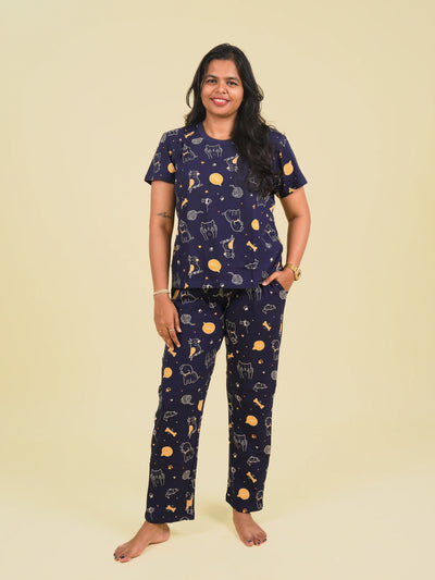 Women Navy Animals