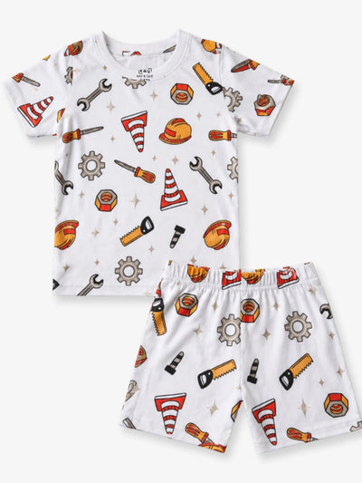 White Tools Co-Ord Shorts Set (Unisex)