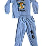 Blue Jurrasic Dino Full Sleeve Set (Unisex)