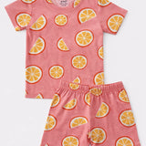 Peach Oranges Shorts Set (Unisex)