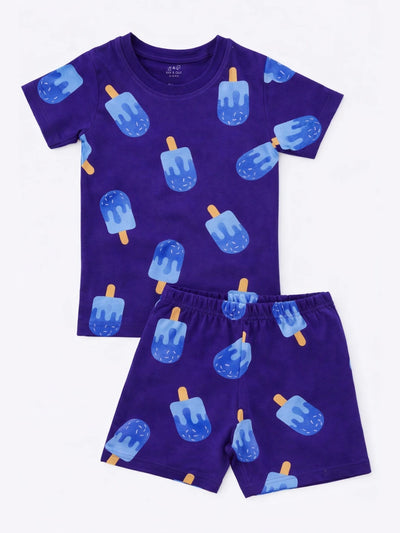 Purple Popsicle Shorts Set (Unisex)