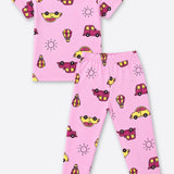 Pink Cars Pyjama Set (Unisex)