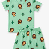 Green Lion Co-Ord Shorts Set (Unisex)