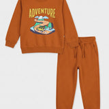 Brown Adventure Fleece Full Sleeve Set (Unisex)