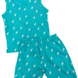 Blue Lightning Sleeveless with Shorts (Unisex)