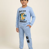 Blue Jurrasic Dino Full Sleeve Set (Unisex)
