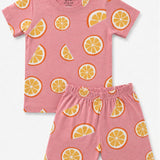 Peach Oranges Shorts Set (Unisex)