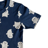 Denim Boo Ghost Coord Set with Shorts (Unisex)