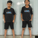 Black Vibes Oversized Shorts Set (Unisex)