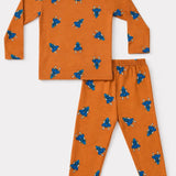Orange Rocket Full Sleeve Pyjama Set (Unisex)
