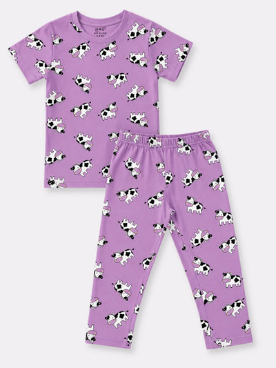 Purple Cow Pyjama Set (Unisex)
